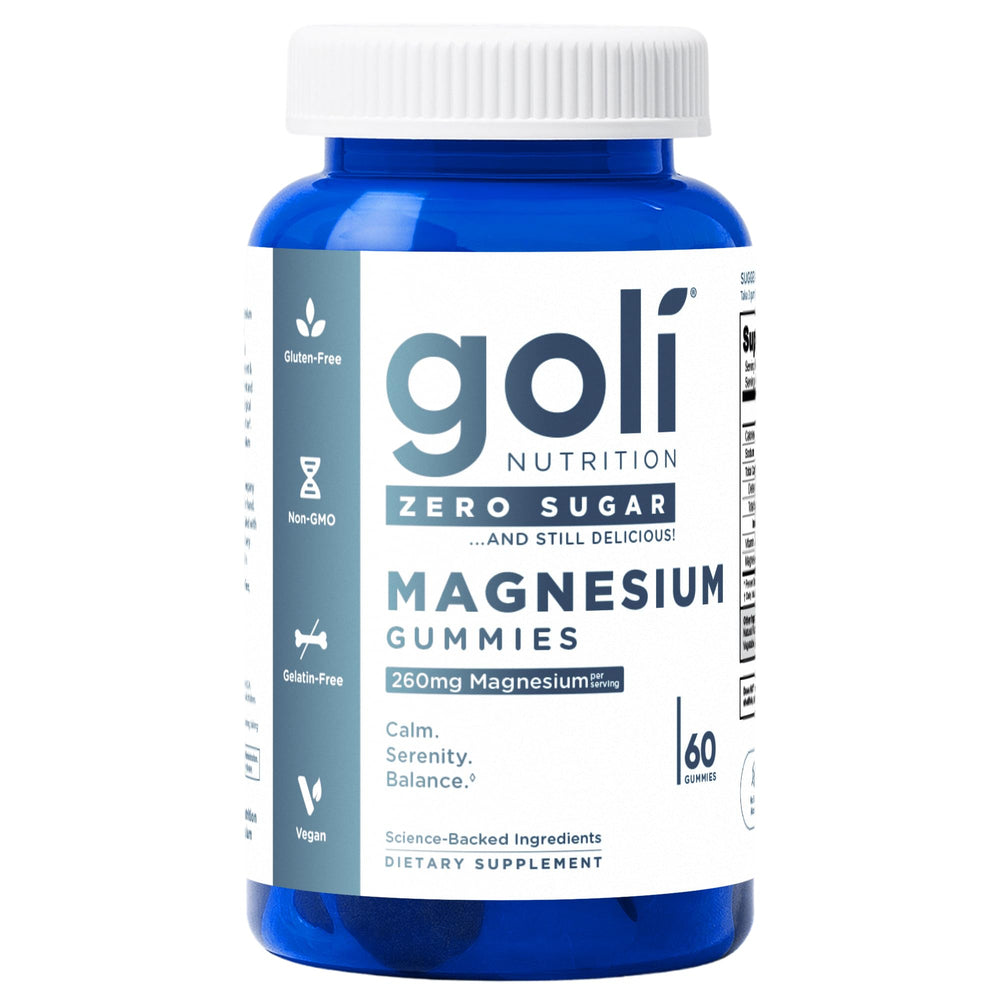 Goli gominolas magnesio 260 mg en bote para soporte muscular diario