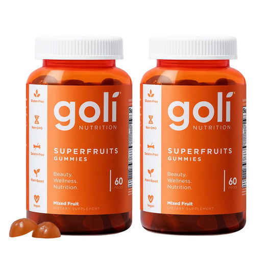 Goli Superfruits gomitas de fruta mixta para uso diario