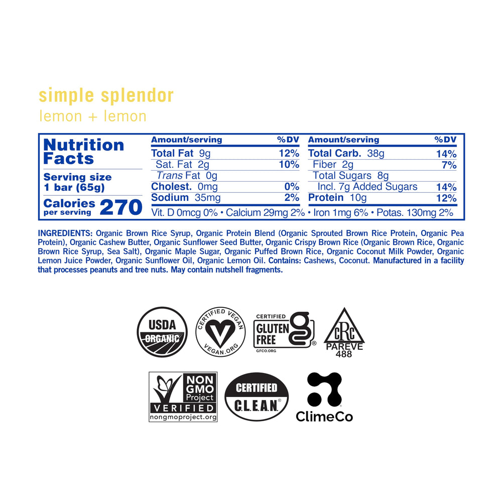 GoMacro primer plano de textura con arroz inflado para crocancia visible
