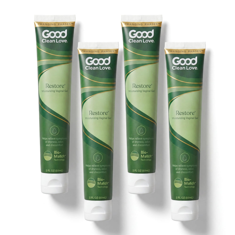 Good Clean Love tubo frontal mostrando etiqueta y beneficio hidratante