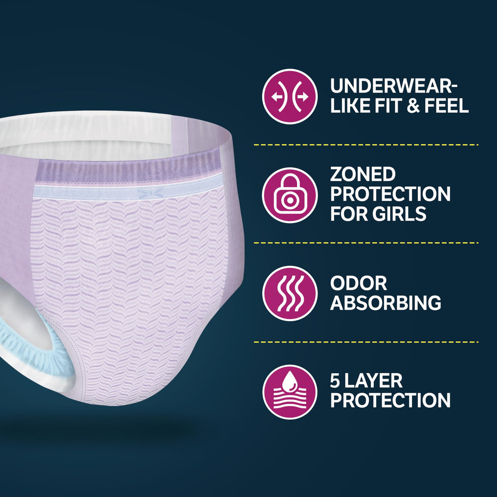 GoodNites ambiente de dormitorio nocturno con protección discreta y cómoda