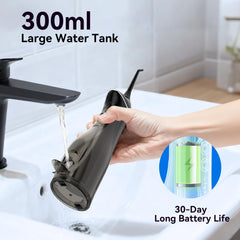 Goopick chorro de agua mostrando flujo potente para eliminar restos