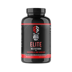 Gorilla Mind envase frontal mostrando 180 cápsulas y beneficios diarios