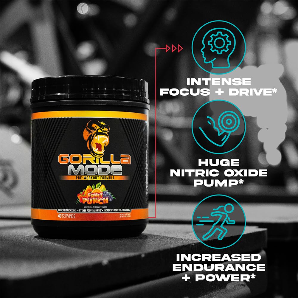 Gorilla Mind scoop con polvo para dosificación precisa y conveniencia