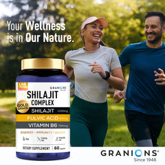 Granions Inmunidad equilibrada Shilajit B6 cápsulas para soporte diario