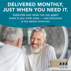 Great Oral Health botella ámbar OraRestore protegiendo la fórmula y estabilidad