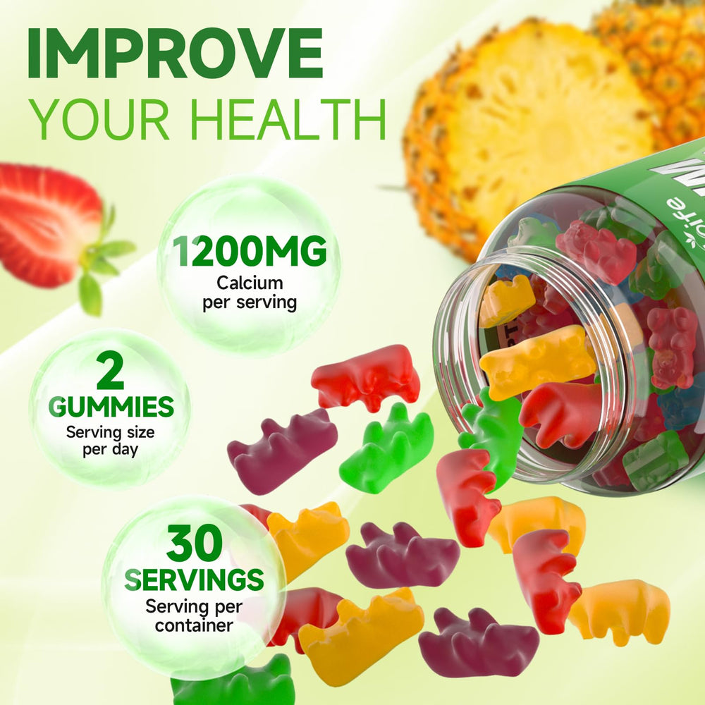 GrnLife dosis diaria de 60 gomitas, toma rápida sin agua.