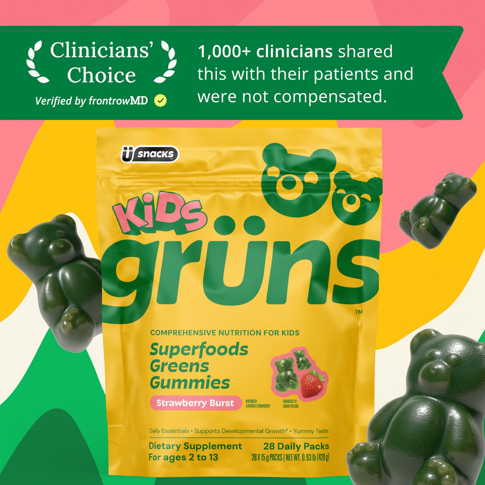 Niños disfrutando gominolas Grüns que favorecen comidas sin drama