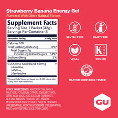 GU Energy gel en uso por corredor para energía sostenida en carrera