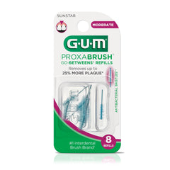 GUM Proxabrush uso en baño en rutina diaria facilita higiene rápida