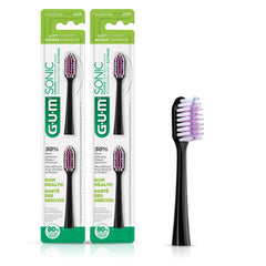 GUM recambio cabezal frontal mostrando diseño elegante y beneficio de limpieza