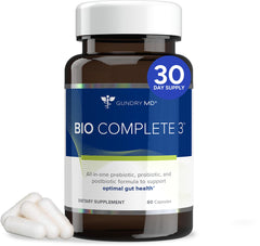 Gundry MD frasco frontal mostrando etiqueta y beneficios