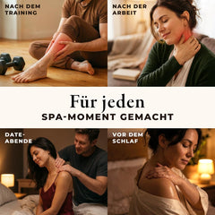 Gya Labs ambiente de spa con aceite para crear sensación relajante