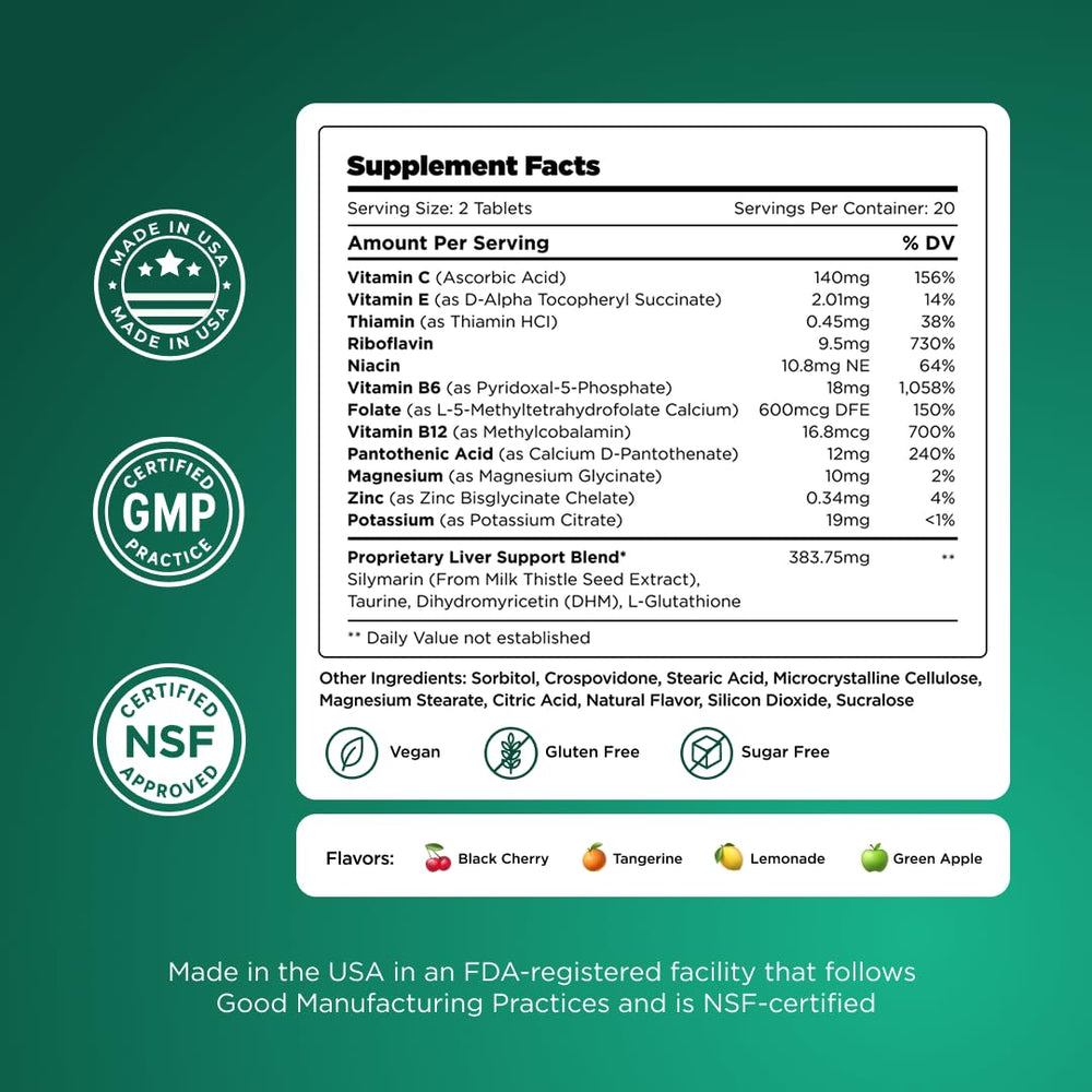 H-PROOF detalle de etiqueta con lista de ingredientes y garantía de calidad