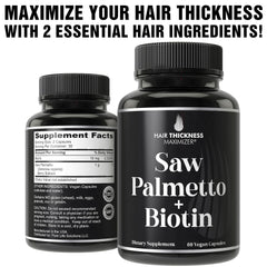 Hair Thickness Maximizer suplemento en uso junto a rutina capilar diaria