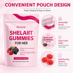 hairhalo etiqueta y bolsa con 60 gummies, ideal para continuidad