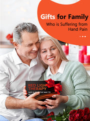 HALIDODO gift-ready red light glove in sleek packaging