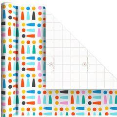 Hallmark primer plano de diseño "Happy Birthday", colores vibrantes