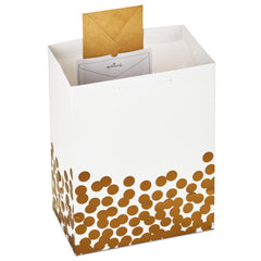 Hallmark asas doradas y etiqueta para personalizar el regalo
