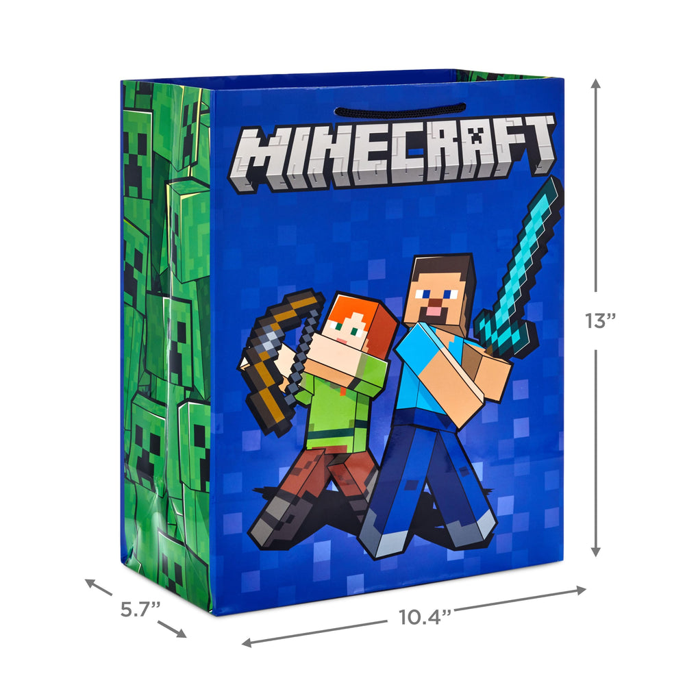 Hallmark asas reforzadas en bolsa Minecraft para transporte seguro