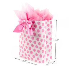 Hallmark cuatro hojas de papel seda rosa incluidas para envolver rápido