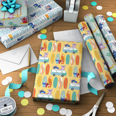 Hallmark diseño de palmeras en verde ideal para fiestas veraniegas