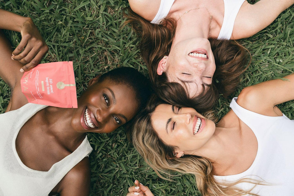 Happy Aging comparación de tamaño que ayuda a medir la porción