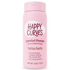 happy curves envase frontal mostrando diseño y tamaño para confianza