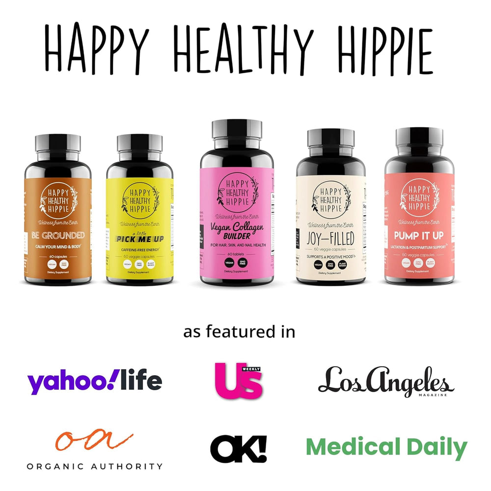 Happy Healthy Hippie tarjetas con nombres de ingredientes y beneficios