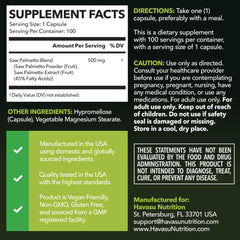 HAVASU NUTRITION cápsulas apiladas en primer plano que muestran textura y pureza