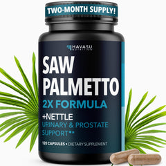 HAVASU NUTRITION frasco frontal mostrando cápsulas y beneficios
