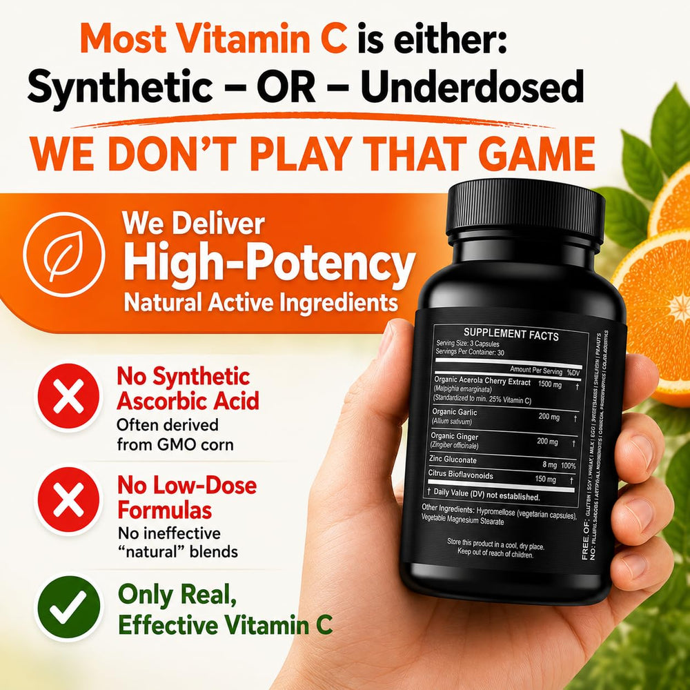 HCL HERBAL CODE LABS etiqueta con ingredientes y certificaciones claras