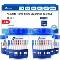 HEAL-CHECK frontal del paquete mostrando 6 unidades y beneficios rápidos