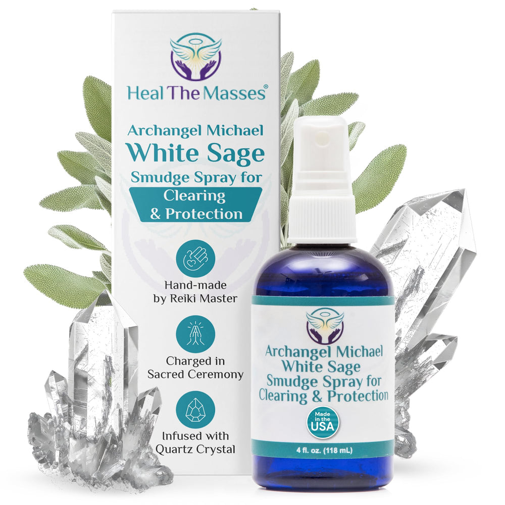 Heal The Masses frasco frontal mostrando etiqueta y volumen, práctico y elegante