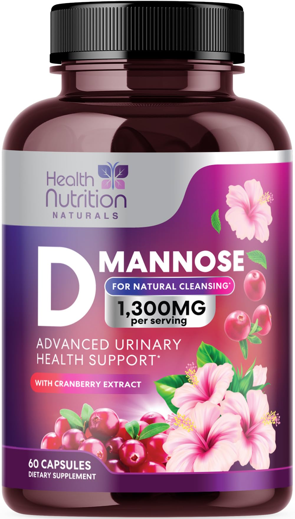 Health Nutrition Naturals frente del frasco mostrando el envase y beneficios