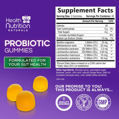 Health Nutrition Naturals gomita en primer plano destacando textura y sabor agradable