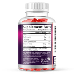 Health Nutrition Naturals ingredientes principales mostrados para transparencia