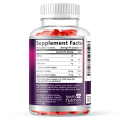 Health Nutrition Naturals envase con lista de ingredientes y claims visibles