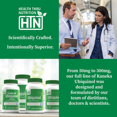 Health Thru Nutrition cápsulas junto a alimentos grasos para indicar mejor absorción
