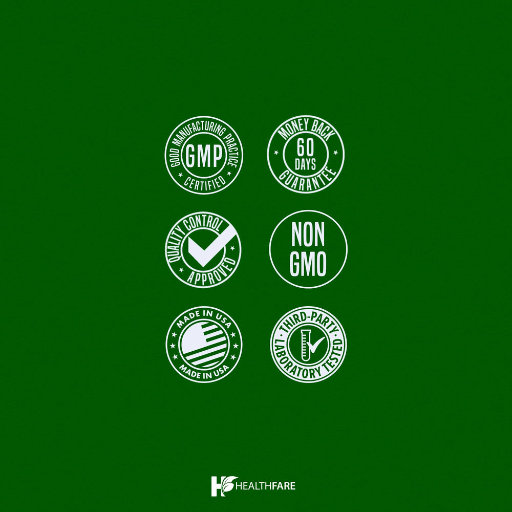 Healthfare clorofila capsulas 600 mg, envase practico para rutina diaria.