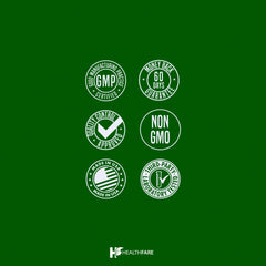 Healthfare clorofila capsulas 600 mg, envase practico para rutina diaria.