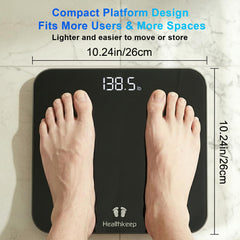 Healthkeep pantalla LED iluminada fácil lectura en luz tenue