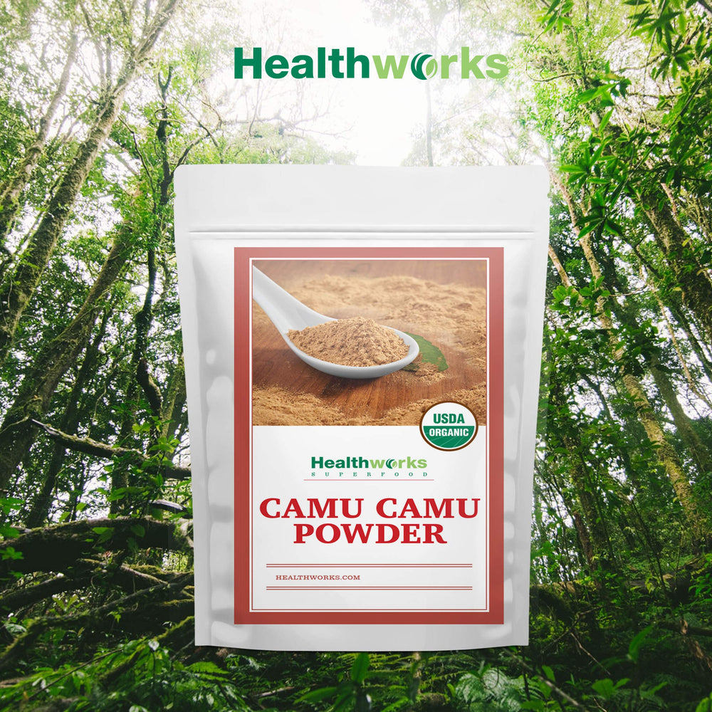 Healthworks Superfoods finca peruana de cultivo mostrando origen sostenible