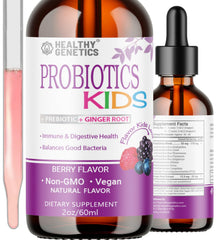 Healthy Genetics frasco ámbar frontal muestra protección y confianza