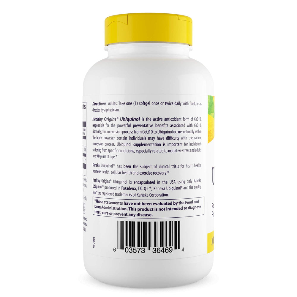Healthy Origins cápsula blanda en primer plano mostrando textura y fácil ingestión beneficio absorción