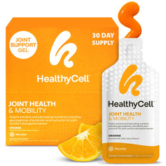 Healthycell envase frontal mostrando 30 gel packs y beneficio práctico