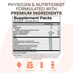 Healthycell etiqueta detallada con ingredientes y dosis claras