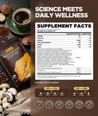 HealthyVi taza en ambiente relajado alabando calma y disfrute diario