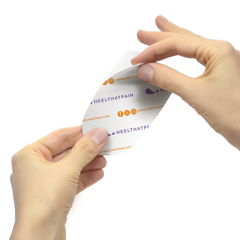 Heel That Pain plantilla colocada en zapato evitando deslizamientos