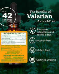 Herb Pharm etiqueta con ingredientes claros y certificaciones, confianza en calidad